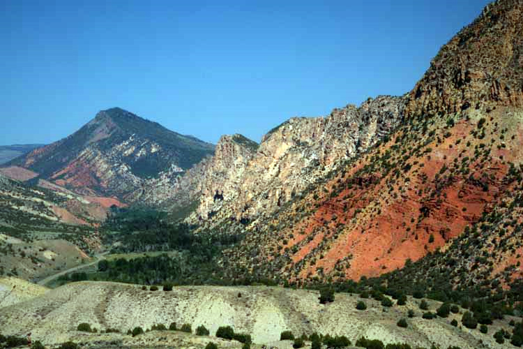 red rock to water